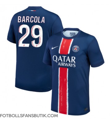 Paris Saint-Germain Bradley Barcola #29 Replika Hemmatröja 2024-25 Kortärmad